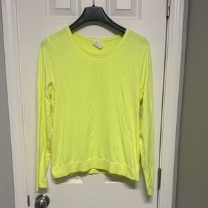 Athleta Bright Yellow Long Sleeve Top
